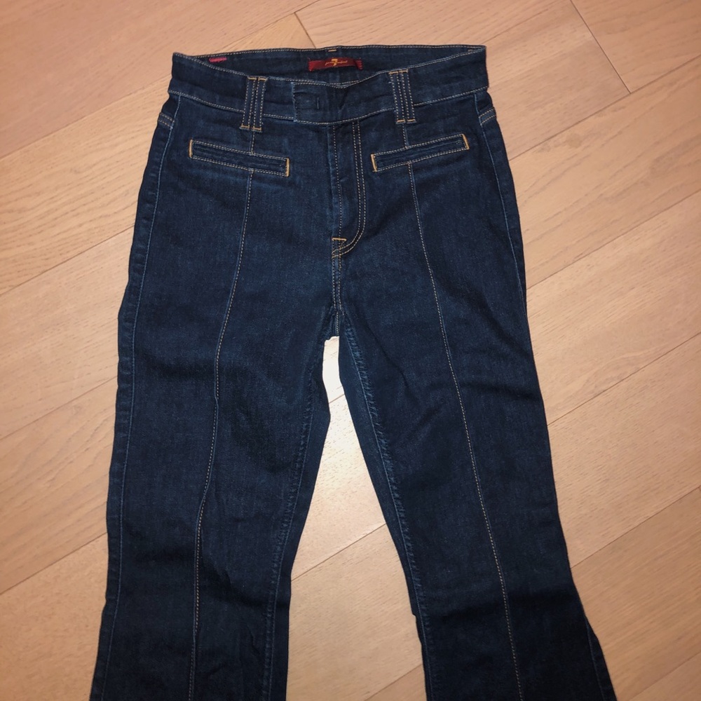 Unique 7 For All Mankind Flares
